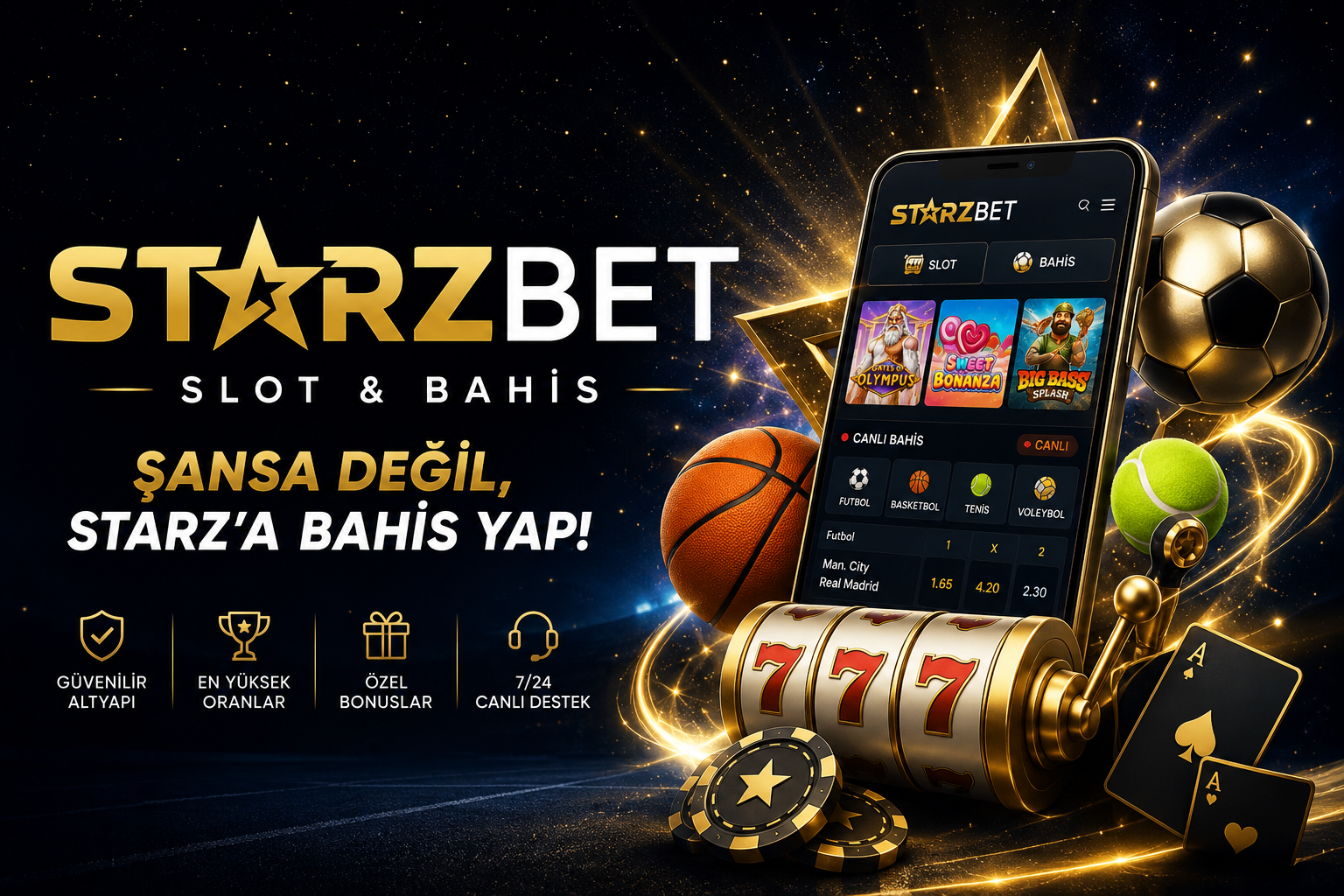 Starzbet resmi marka görseli — dijital bahis ve canlı oyun platformu